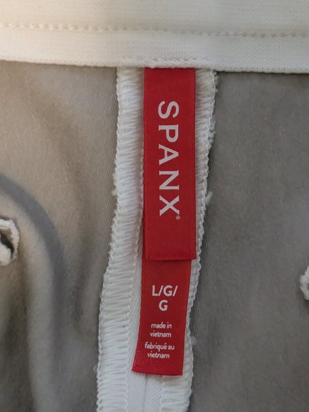 Spanx On-The-Go Cropped Kick Flare Pants - 20373Q - Classic White - Large - Picture 5 of 6